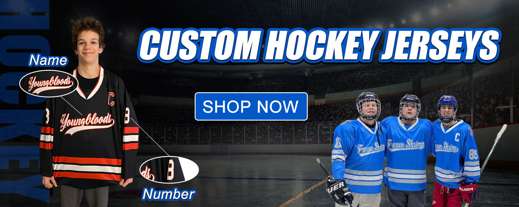 customize hockey jersey