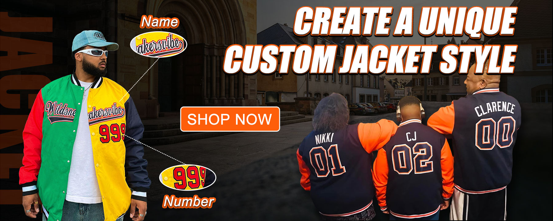 create a unique custom team jackets