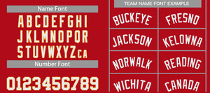 Custom Red White-Classic Sets Curved Basketball Jersey