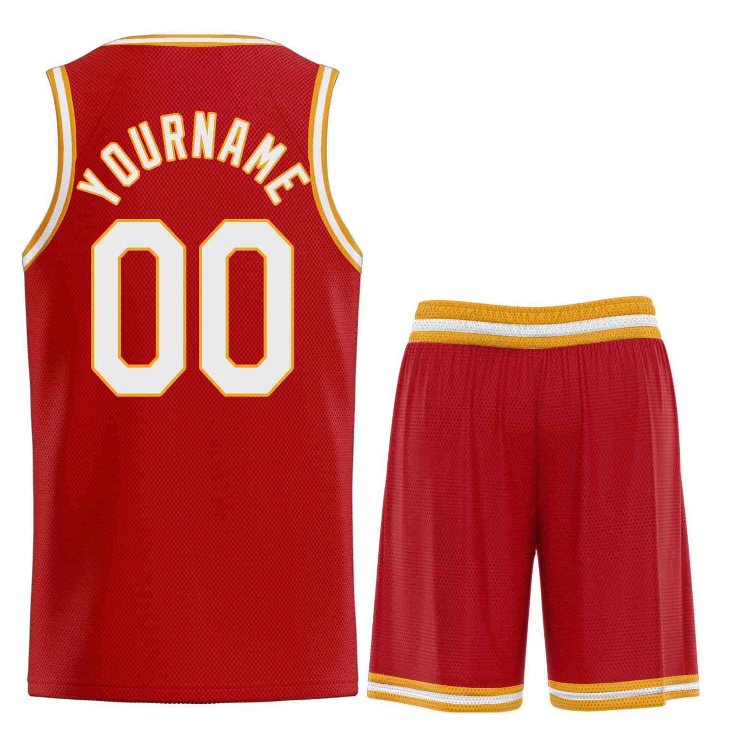 Uniforme de sport personnalisé rouge WhiteHeal, ensembles classiques, maillot de basket-ball