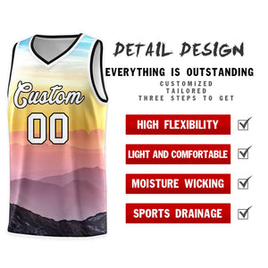 Custom Black White Pattern Tie Dye Sports Uniform Basketball Jersey