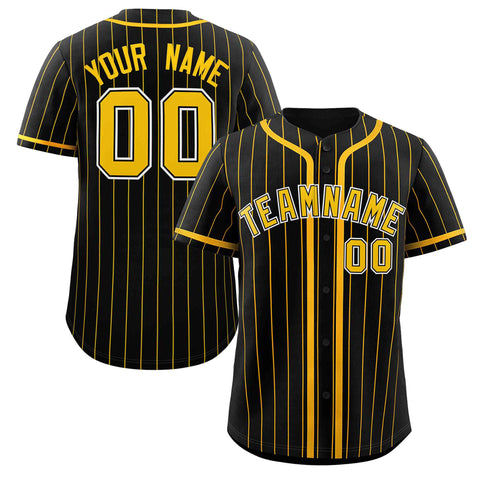 Baseball jersey hot sale black and yellow