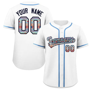 Custom Personalized Baseball Jersey Stitched Ethnic Pattern Name Number Sports Unifrom