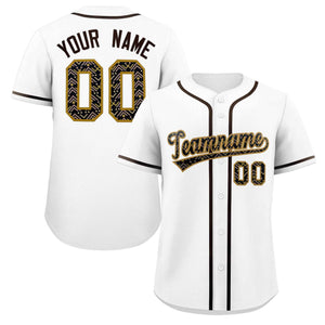 Custom Personalized Baseball Jersey Stitched Ethnic Pattern Name Number Sports Unifrom