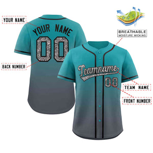 Custom Gradient Fashion Baseball Jersey Personalized Ethnic Pattern Name Number for Men Women Youth