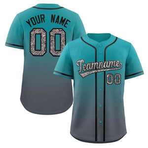 Custom Gradient Fashion Baseball Jersey Personalized Ethnic Pattern Name Number for Men Women Youth