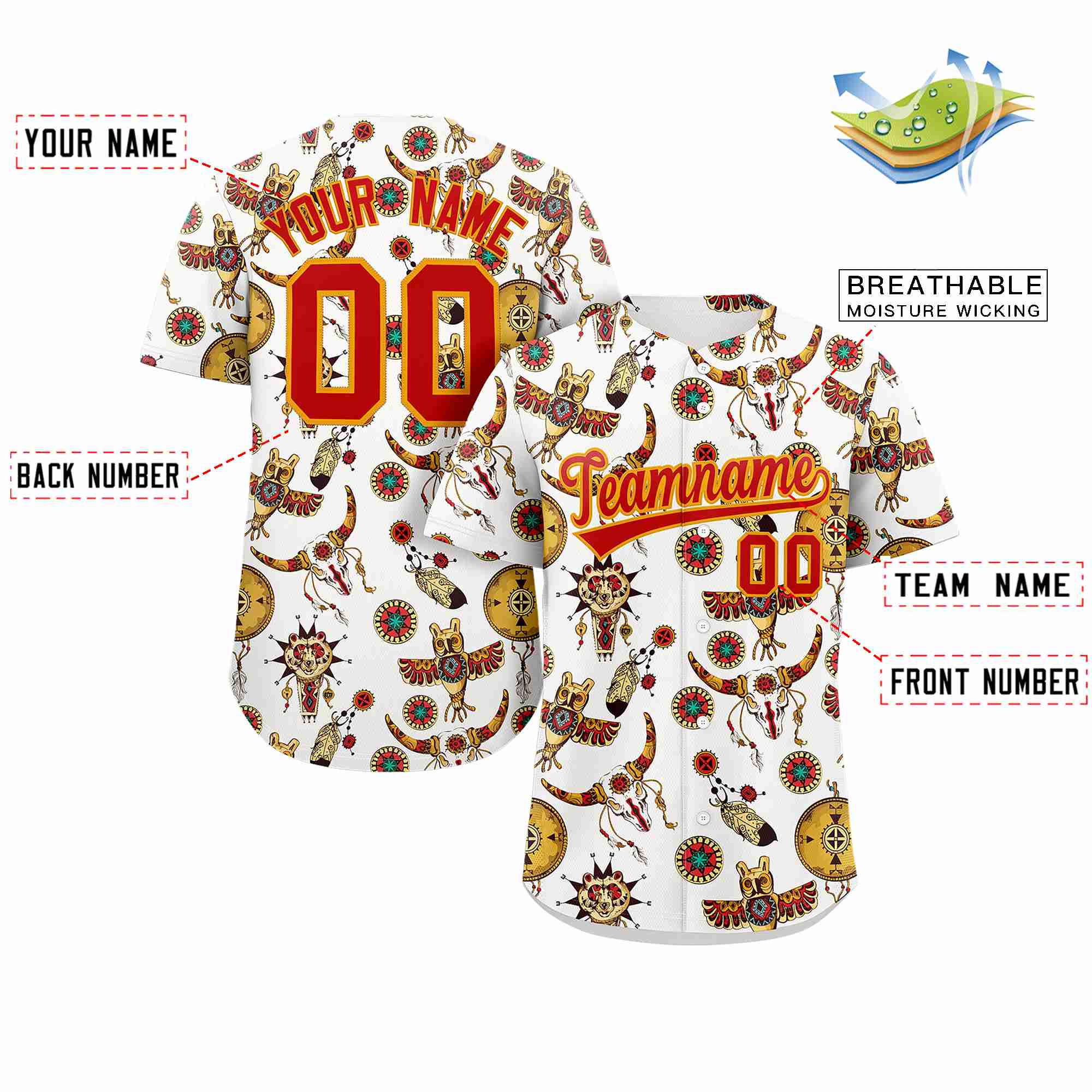 Maillot de baseball authentique à motif de graffiti 3D blanc personnalisé, conception personnalisée