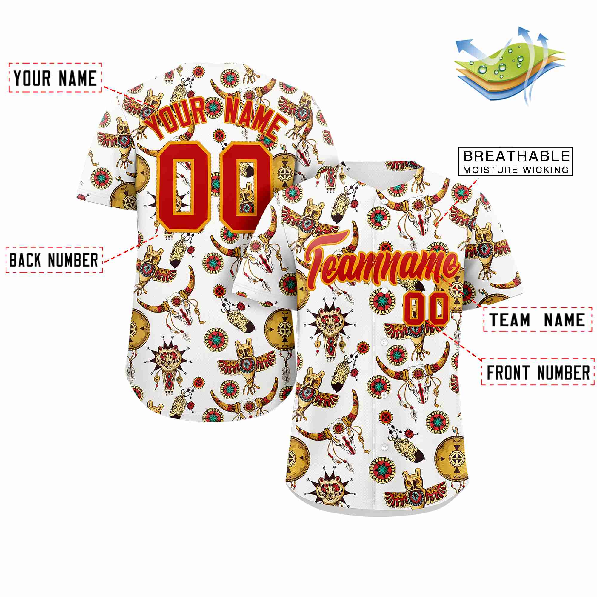 Maillot de baseball authentique à motif de graffiti 3D blanc personnalisé, conception personnalisée