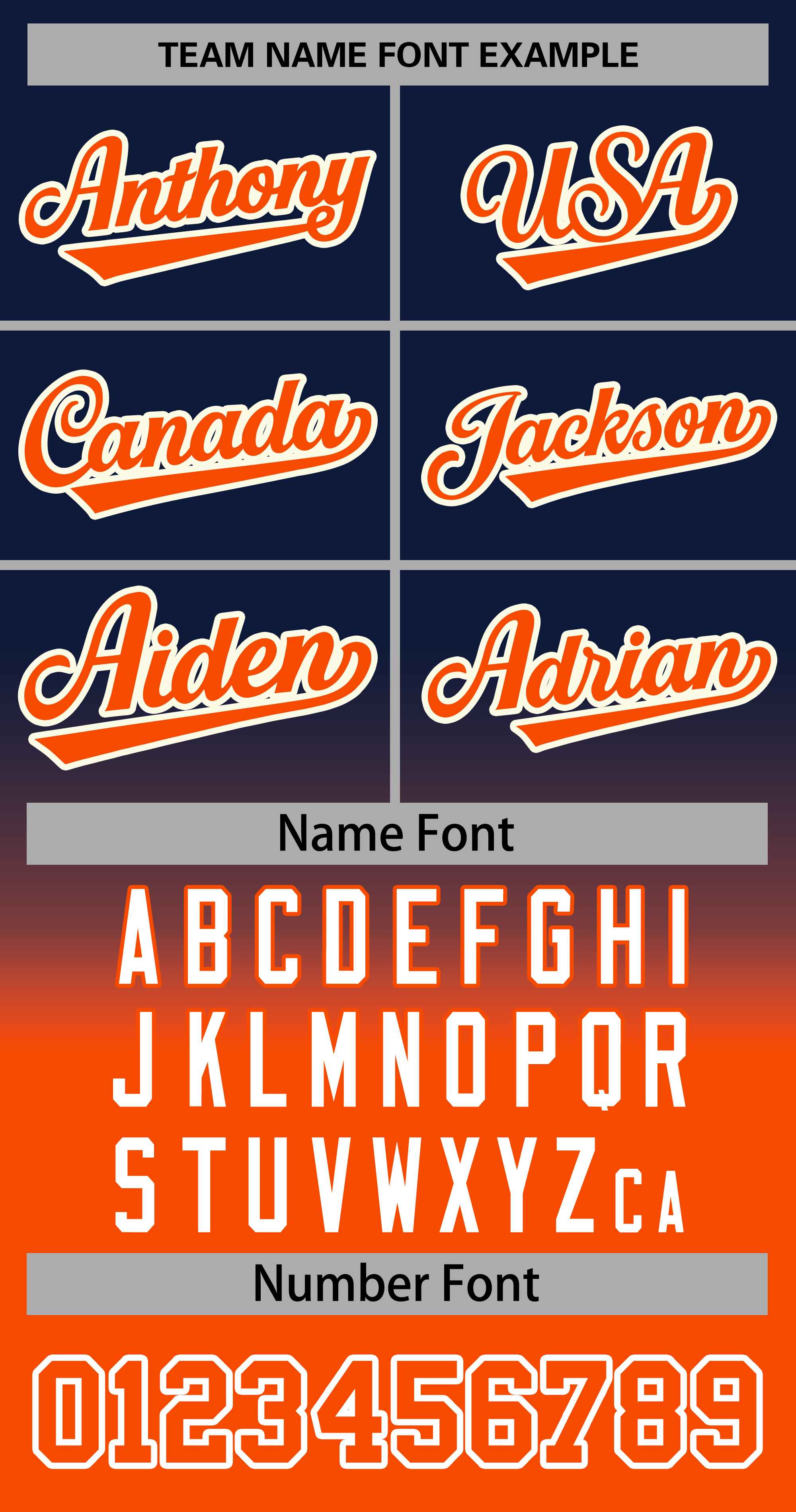 Custom Navy Orange-White Gradient Stripe Fashion Authentic Baseball Jersey