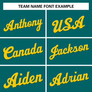 Custom Teal Yellow Classic Tops Breathable Basketball Jersey