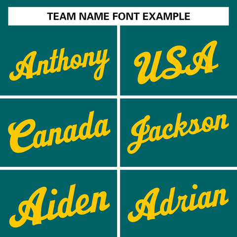 Custom Teal Yellow Classic Tops Breathable Basketball Jersey