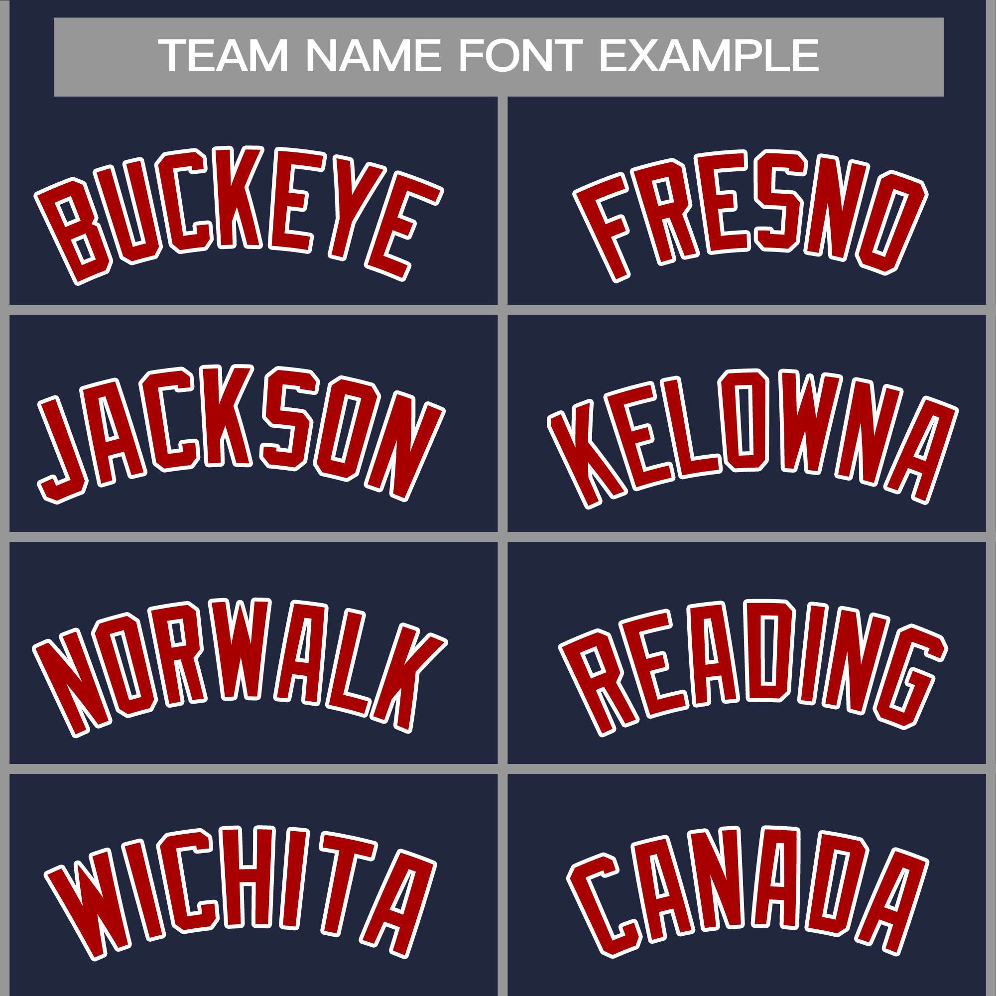 custom basketball clothing team name font example