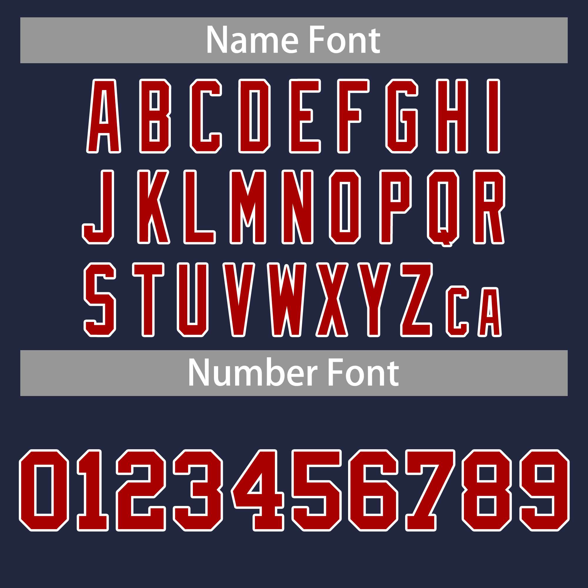 custom basketball clothing name and number font