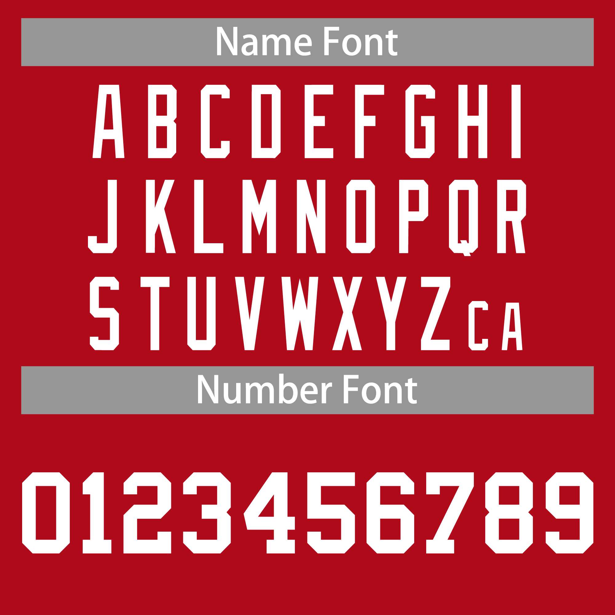 basket ball name and number font example