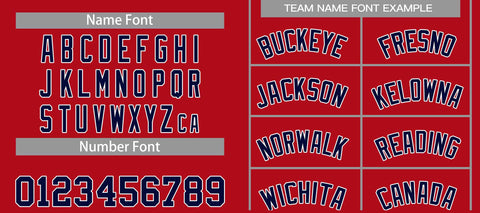 Custom Red Navy-White Classic Sets Curved Basketball Jersey