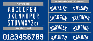 Custom Royal White-Classic Sets Curved Basketball Jersey