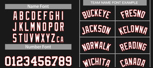 Custom Black White-Red Classic Sets Curved Basketball Jersey