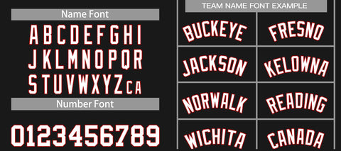 Custom Black White-Red Classic Sets Curved Basketball Jersey
