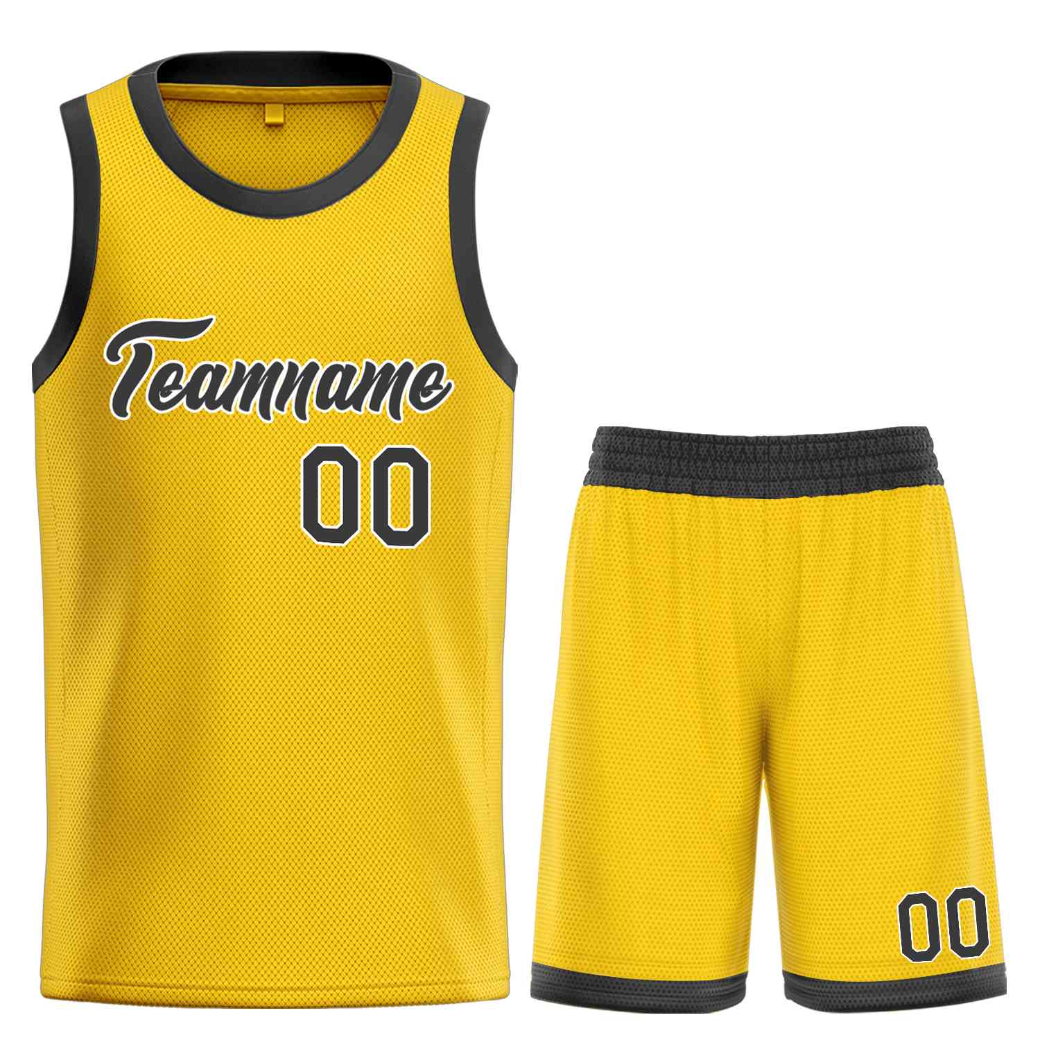 Custom Yellow Brown-White Heal Sports Uniform Classic Sets Basketball Jersey