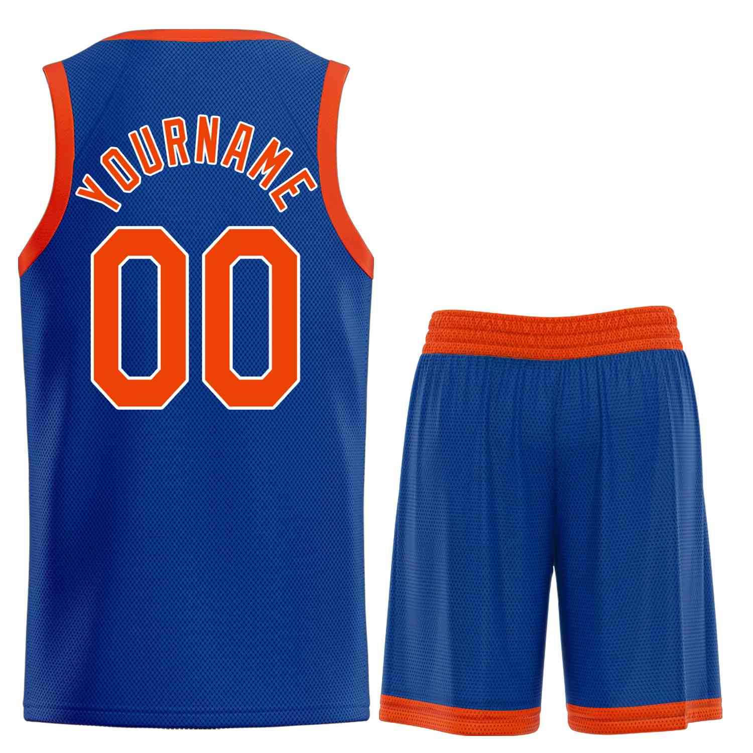 Custom Royal Orange-White Heal Sports Uniform Classic Sets Basketball Jersey