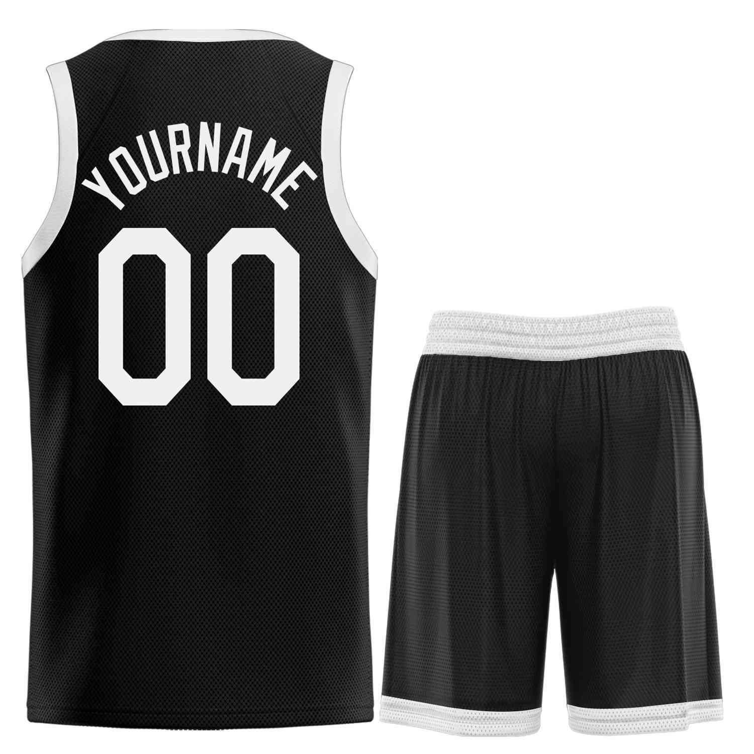 Custom Black White Heal Sports Uniform Classic Sets Basketball Jersey