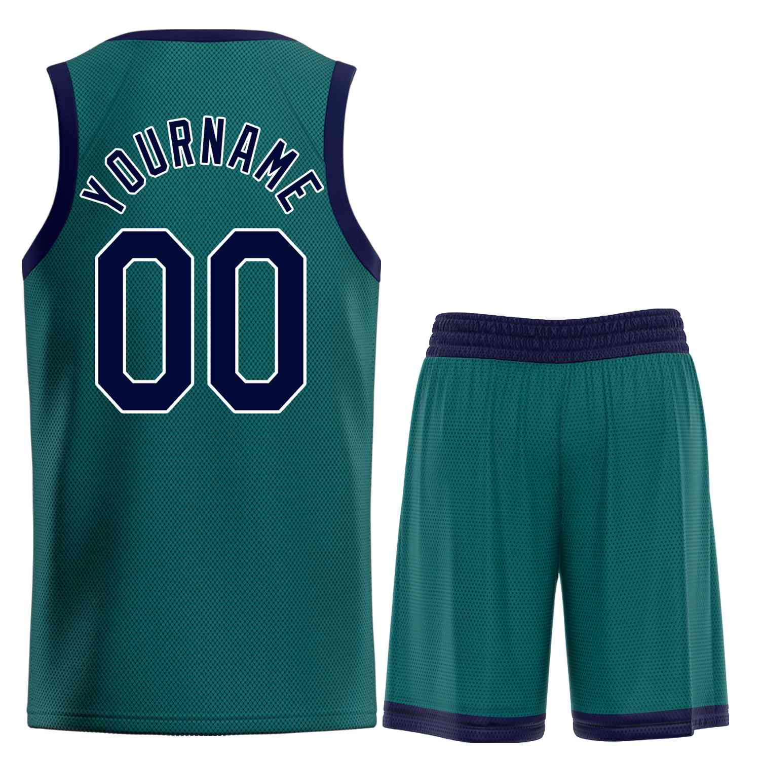 Uniforme de sport de guérison personnalisé Aqua marine-blanc, ensembles classiques, maillot de basket-ball