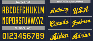 Custom Navy Yellow Classic Sets Sports Uniform Basketball Jersey