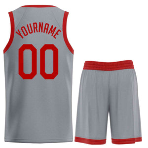 Ensemble classique marron gris foncé personnalisé, uniforme de sport, maillot de basket-ball