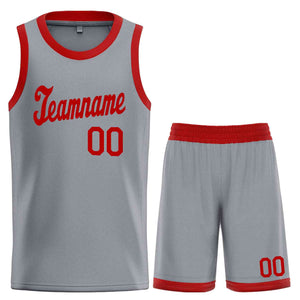 Custom Dark Gray Maroon Classic Sets Sports Uniform Basketball Jersey