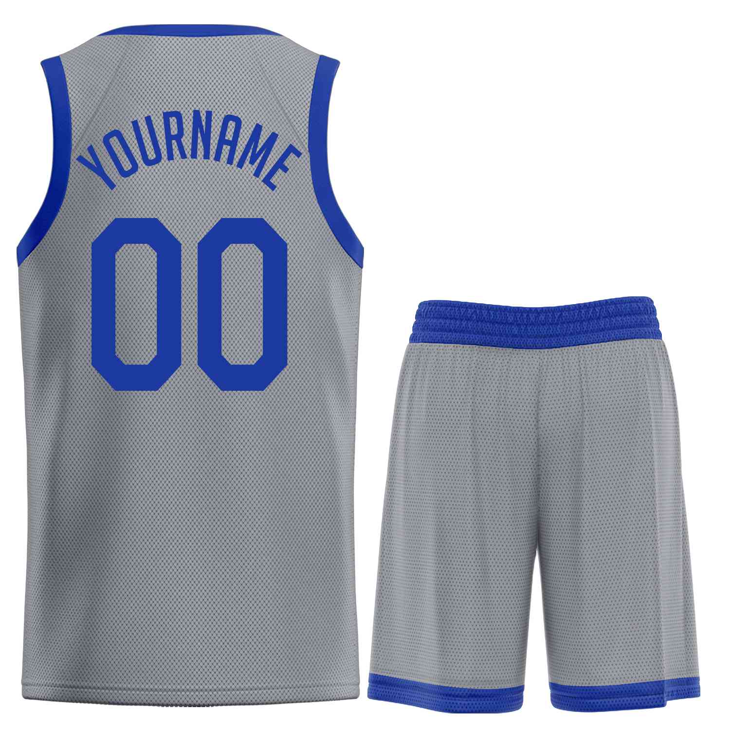 Custom Dark Gray Royal Classic Sets Sports Uniform Basketball Jersey