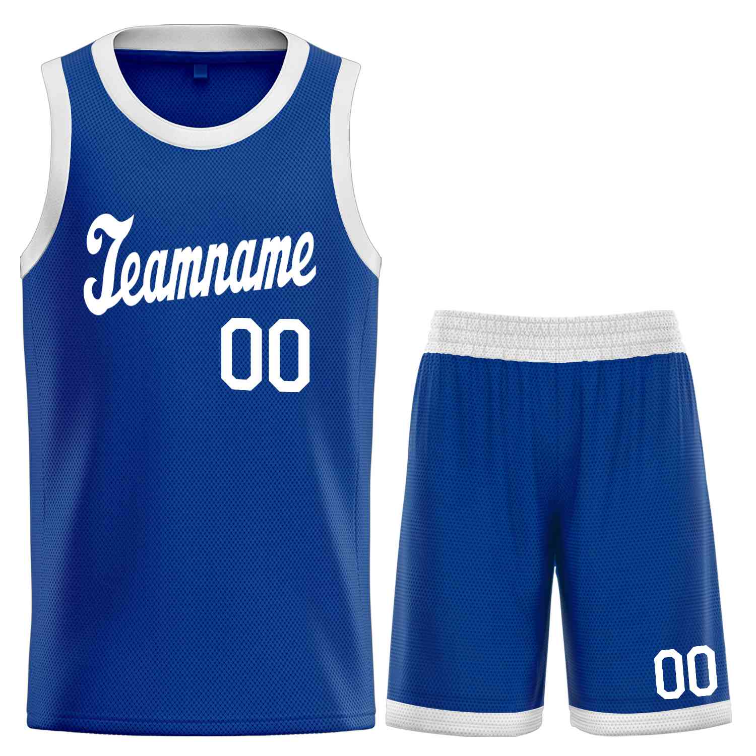 Custom Royal White Classic Sets Sports Uniform Basketball Jersey