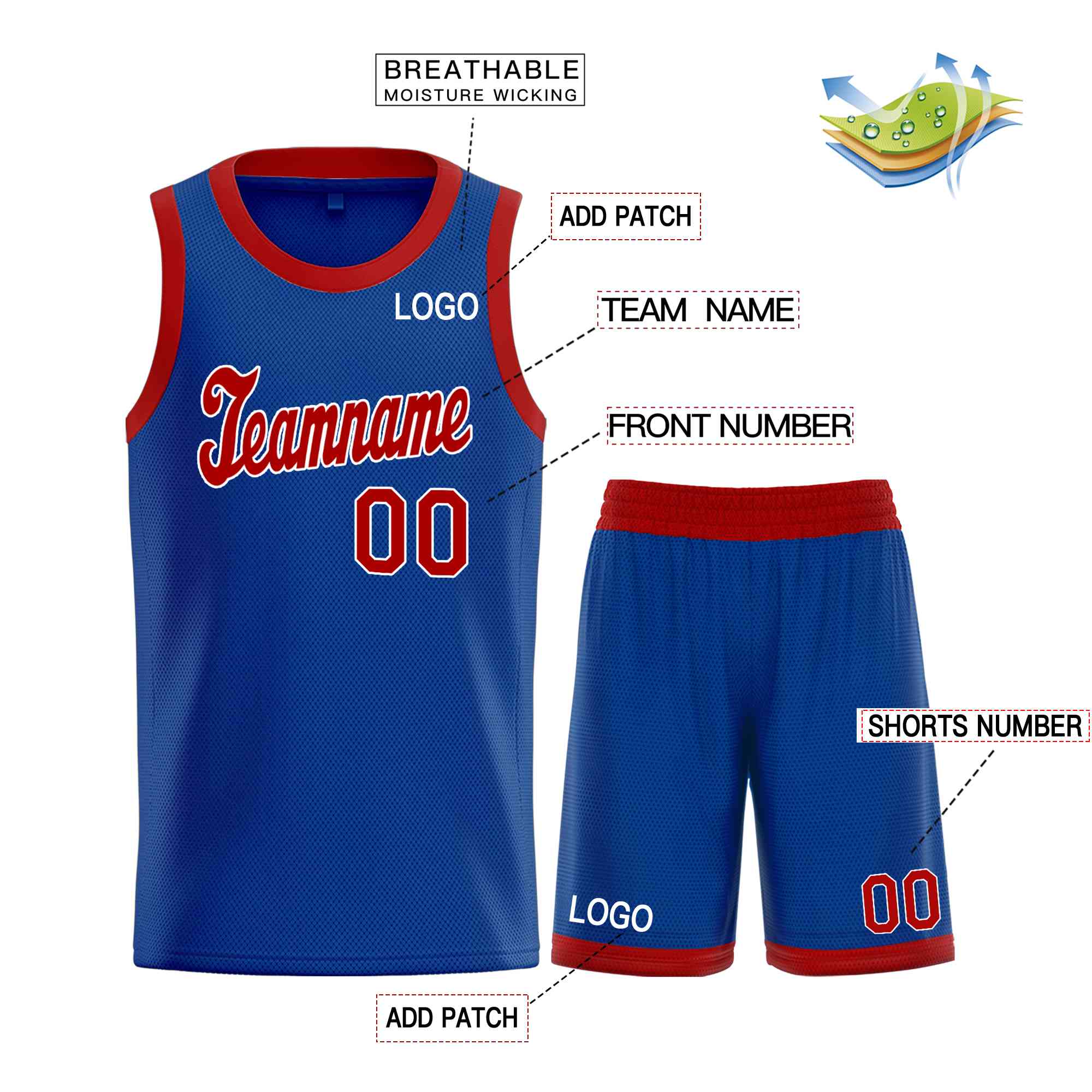 Custom Royal Maroon-White Classic Sets Sports Uniform Basketball Jersey