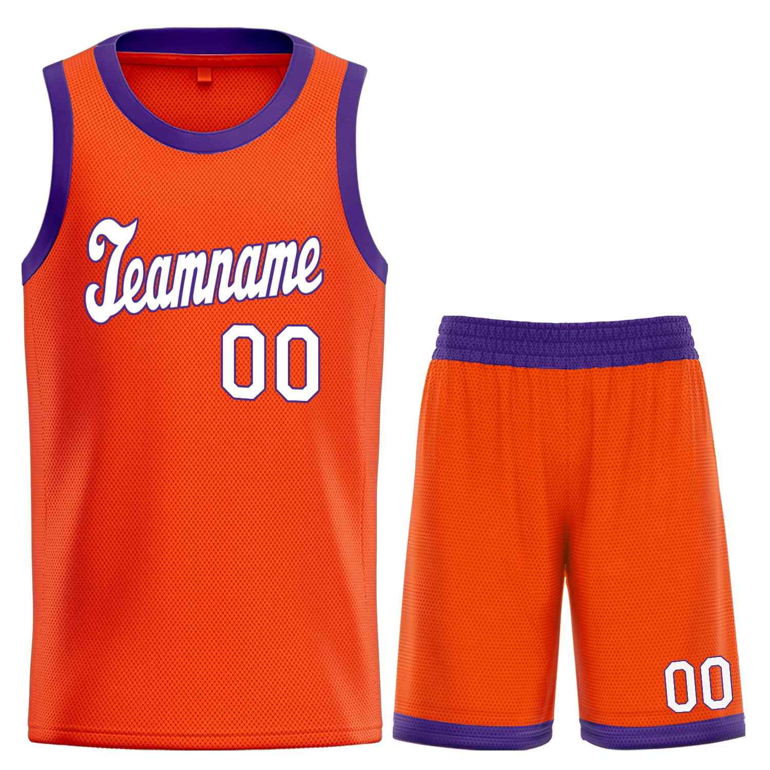 Ensembles classiques Orange blanc-Royal personnalisés, maillot de basket-ball uniforme de sport