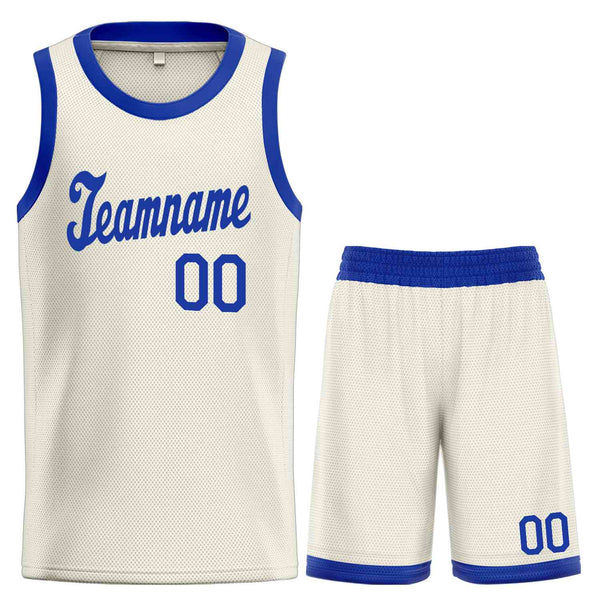 KXK Custom Aqua Royal Classic Sets Sports Uniform Basketball Jersey