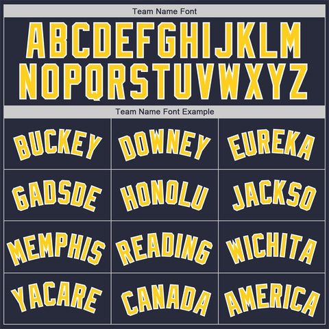 Custom Navy Yellow Classic Sets Basketball Jersey