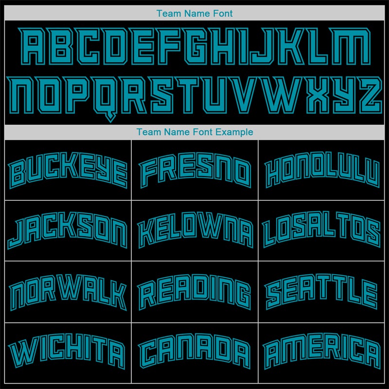 Custom Black Teal Classic Sets Basketball Jersey