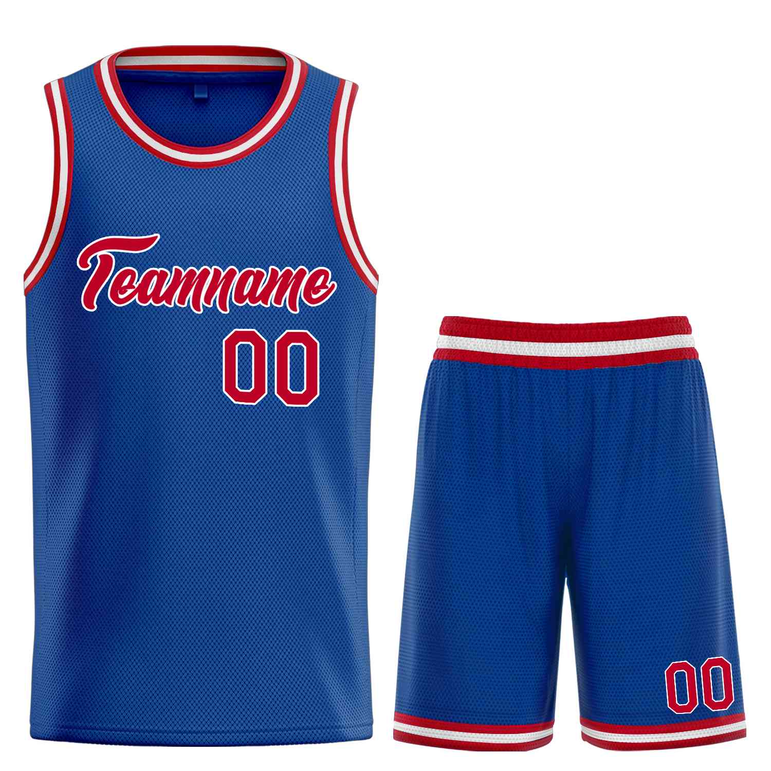 Custom Royal Red-White Heal Sports Uniform Classic Sets Basketball Jersey