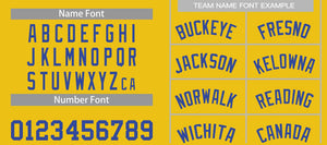 Custom Yellow Blue Bull Classic Sets Basketball Jersey