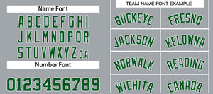 Custom Dark Gray Green-White Classic Sets Bull Basketball Jersey