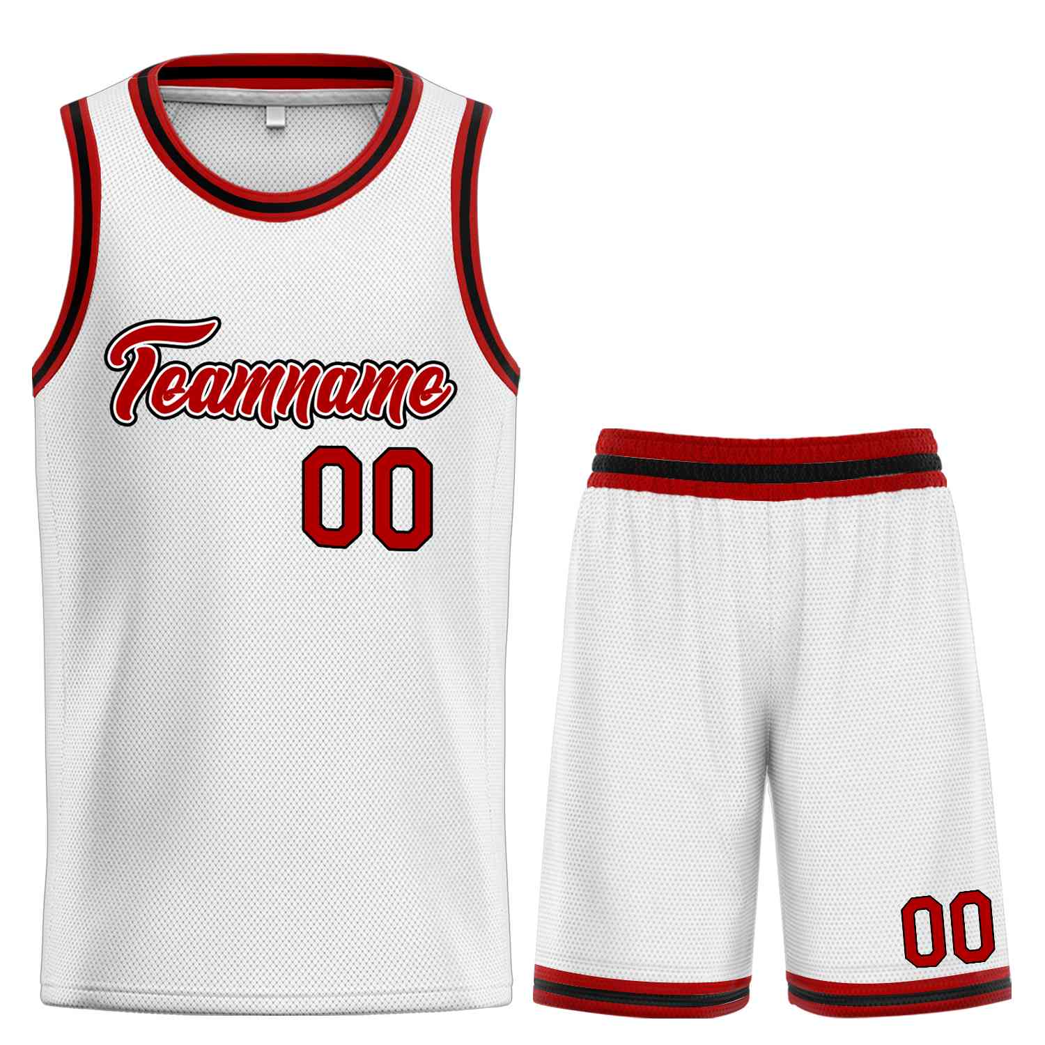 Uniforme de sport de guérison blanc marron-noir personnalisé, ensembles classiques, maillot de basket-ball