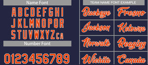 Custom Navy Orange-White Heal Sports Uniform Classic Sets Basketball Jersey