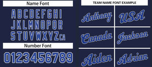 Custom Navy Royal-White Classic Sets Sports Uniform Basketball Jersey