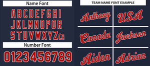 Custom Navy Red-White Classic Sets Sports Uniform Basketball Jersey