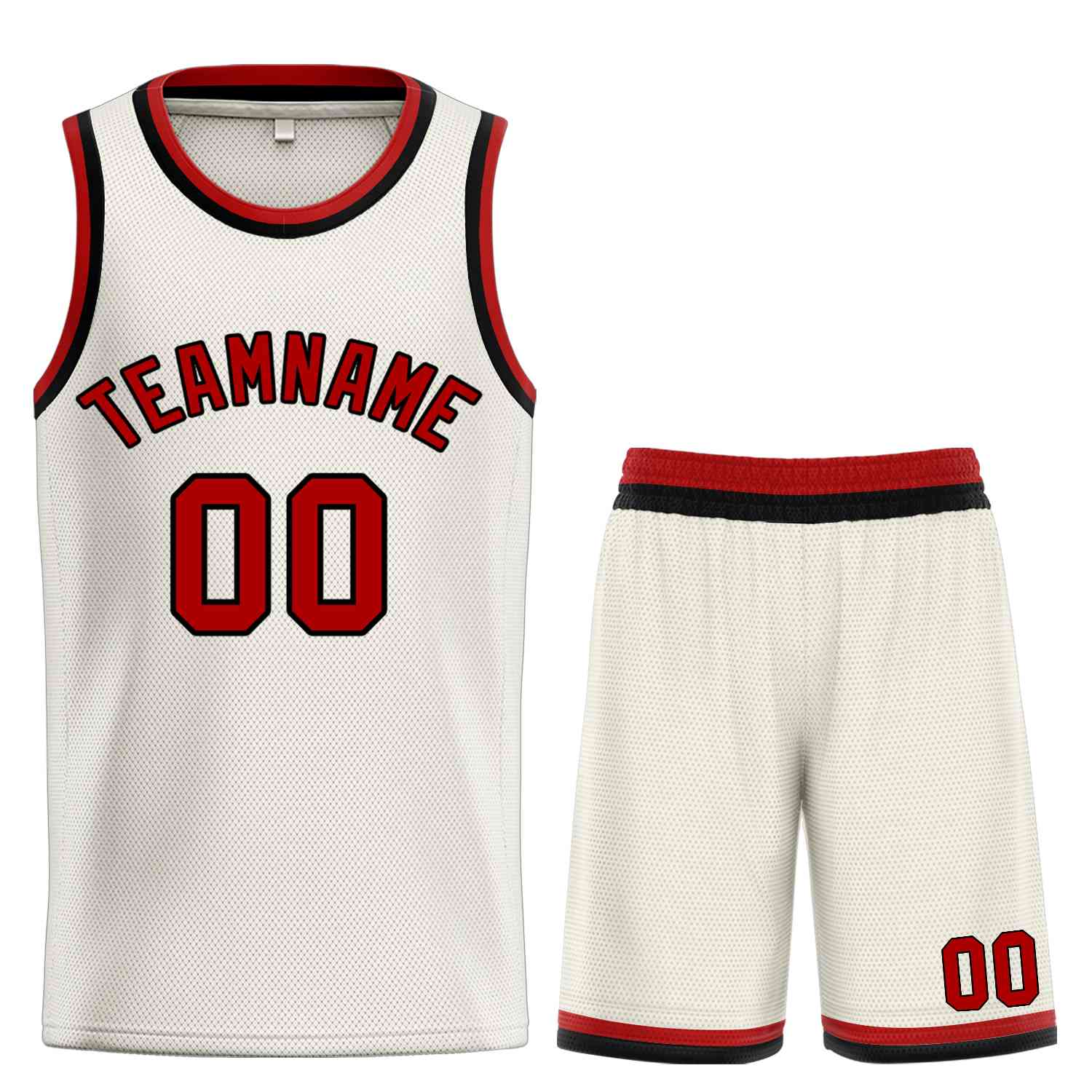 Custom Cream Maroon-Black Classic Sets Bull Basketball Jersey