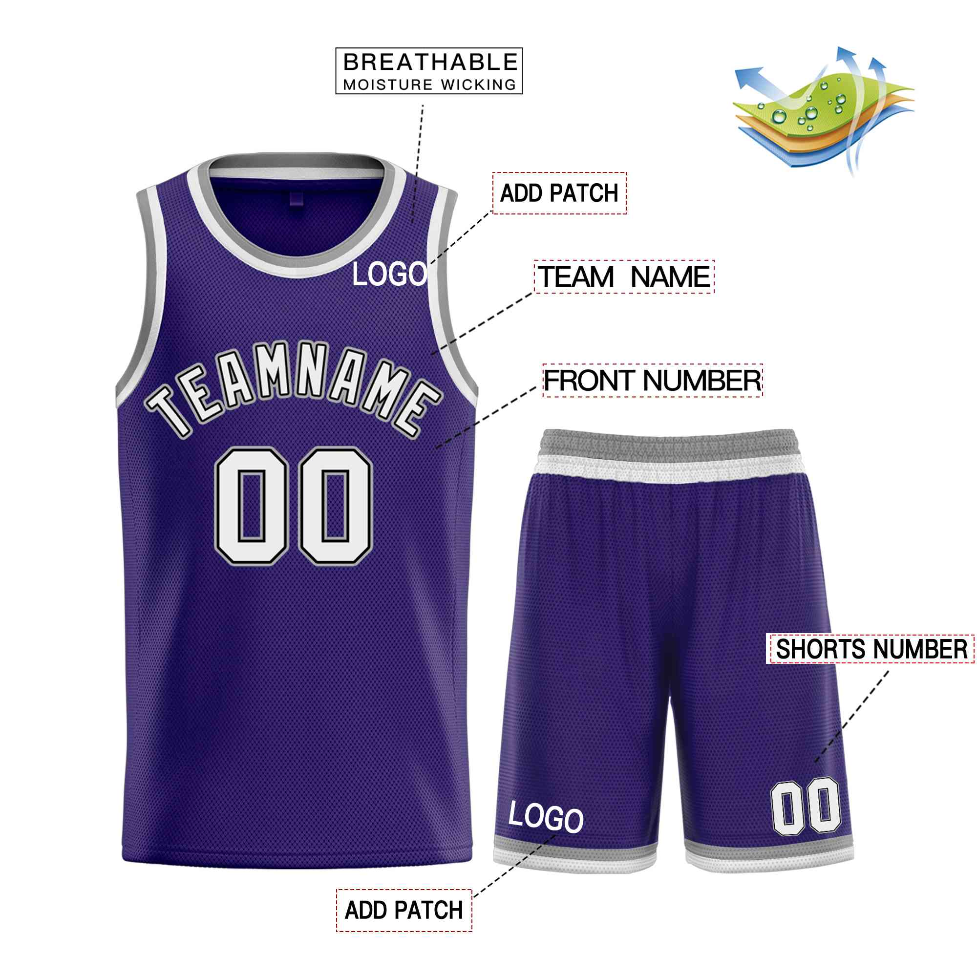 Custom Designs Breathability Violet Basketball Jersey Woman Basketball  Jersey - China Men Basketball Jersey Set and Mesh Basketball Jersey price