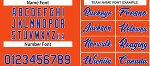 Custom Orange Royal-White Heal Sports Uniform Classic Sets Basketball Jersey