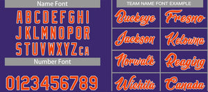 Custom Purple Orange-White Heal Sports Uniform Classic Sets Basketball Jersey