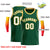 Custom Green White-Yellow Classic Tops Casual Basketball Jersey