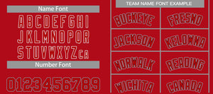 Custom Red White-Navy Classic Sets Curved Basketball Jersey