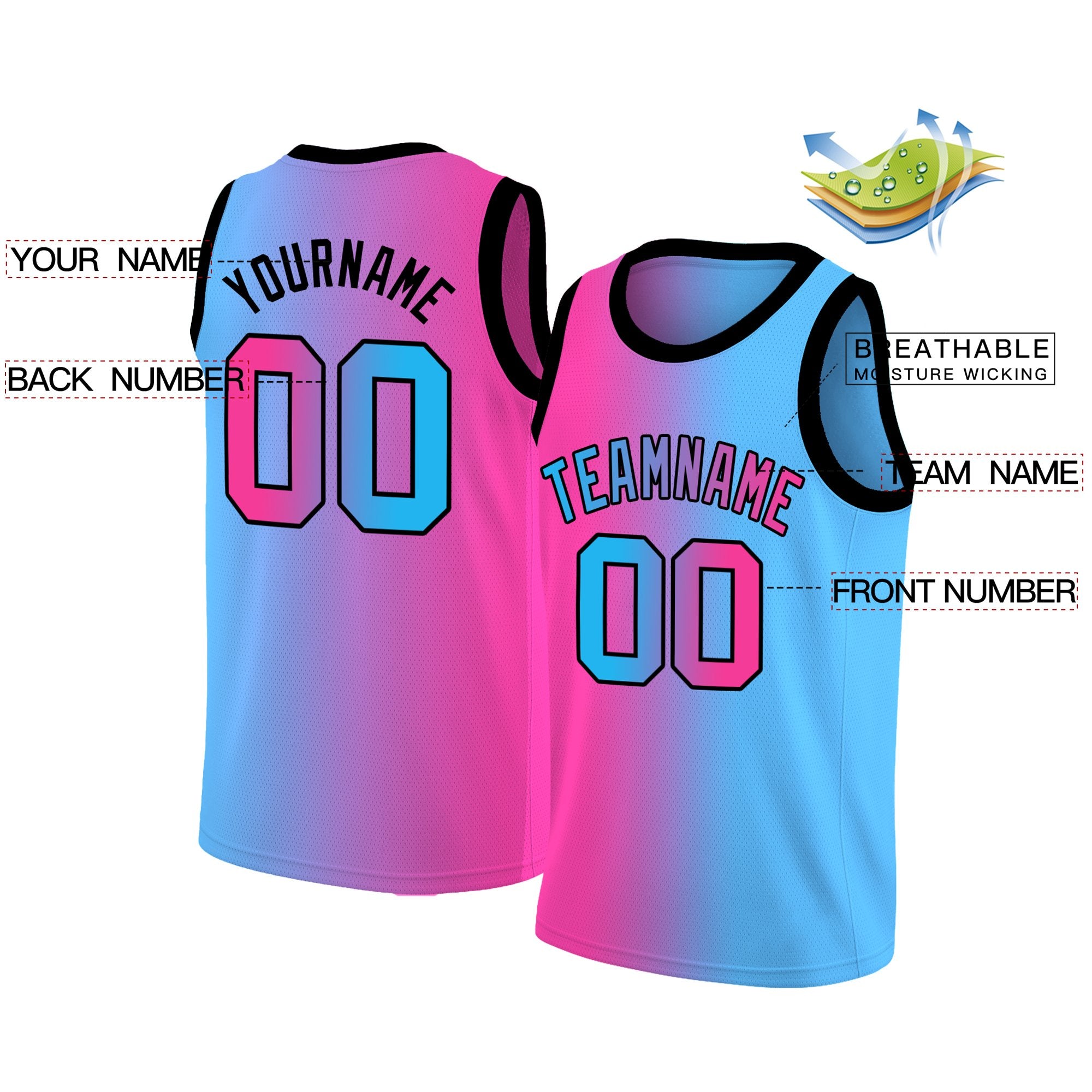 Pink Basketball Jerseys  Custom Pink Basketball Jerseys Design